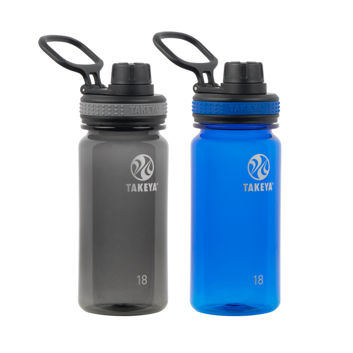 Tritan Water Bottle Bundle With Spout Lid (2 Pack) W4