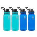 Tritan Water Bottle With Spout Lid (4 Pack) X9
