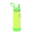Actives Kids Glow In The Dark Water Bottle With Straw Lid N6