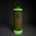 Actives Kids Glow In The Dark Water Bottle With Straw Lid N6