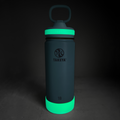Actives Kids Glow In The Dark Water Bottle With Straw Lid N6