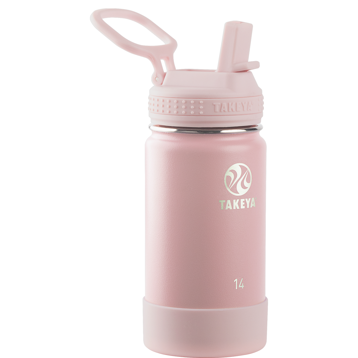 Actives Kids Water Bottle With Straw Lid S7 — 14oz / Blush
