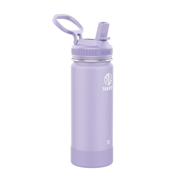 Actives Water Bottle With Straw Lid B8