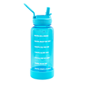 Tritan Motivational Water Bottle With Straw Lid U1