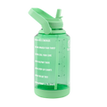 Tritan Motivational Water Bottle With Straw Lid U1