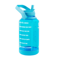 Tritan Motivational Water Bottle With Straw Lid U1