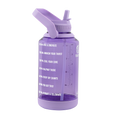 Tritan Motivational Water Bottle With Straw Lid U1