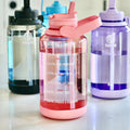 Tritan Motivational Water Bottle With Straw Lid U1