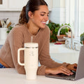 Straw Tumbler With Handle U8