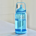 Tritan Motivational Water Bottle With Straw Lid U1