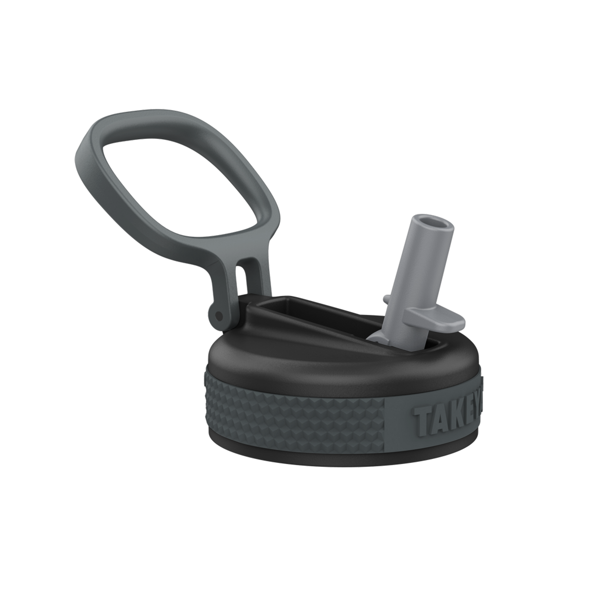 Sport Straw Lid With Handle W3 — - / Obsidian