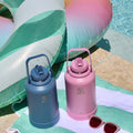 Actives Water Bottle With Straw Lid B8