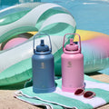 Actives Water Bottle With Straw Lid B8
