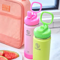 Actives Kids Glow In The Dark Water Bottle With Straw Lid N6