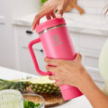 Straw Tumbler With Handle U8