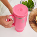 Straw Tumbler With Handle U8