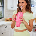 Straw Tumbler With Handle U8