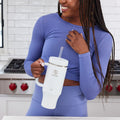 Straw Tumbler With Handle U8