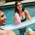 Sport Soft Touch Water Bottle With Spout Lid H0