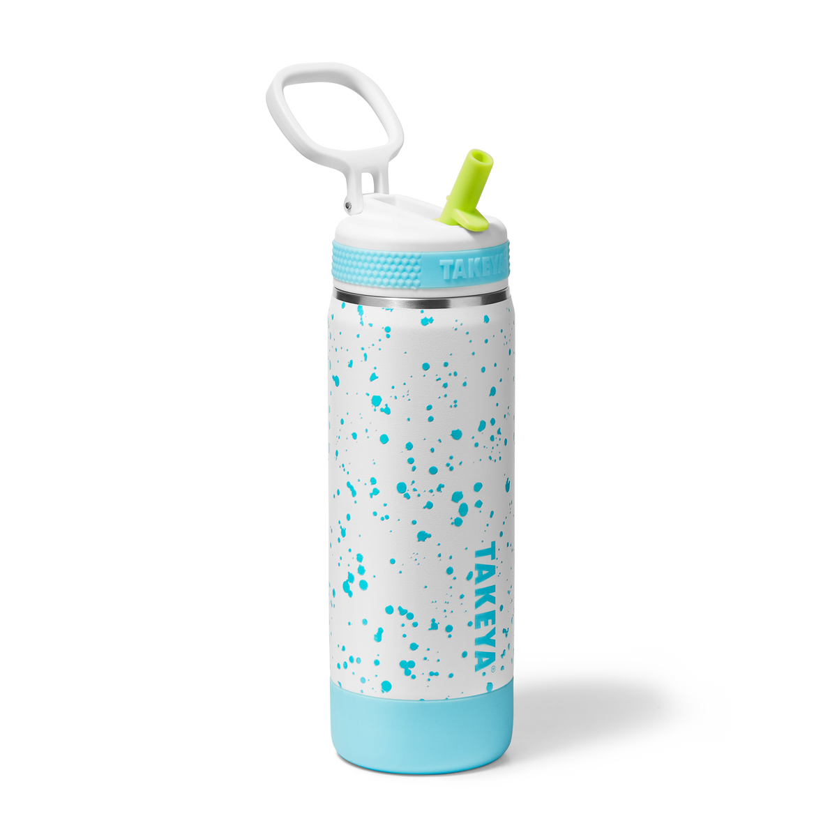 Glow In The Dark Sport Kids Water Bottle Confetti With Straw Lid D8 — 18oz / Cloud Glow