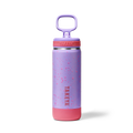 Glow In The Dark Sport Kids Water Bottle Confetti With Straw Lid D8