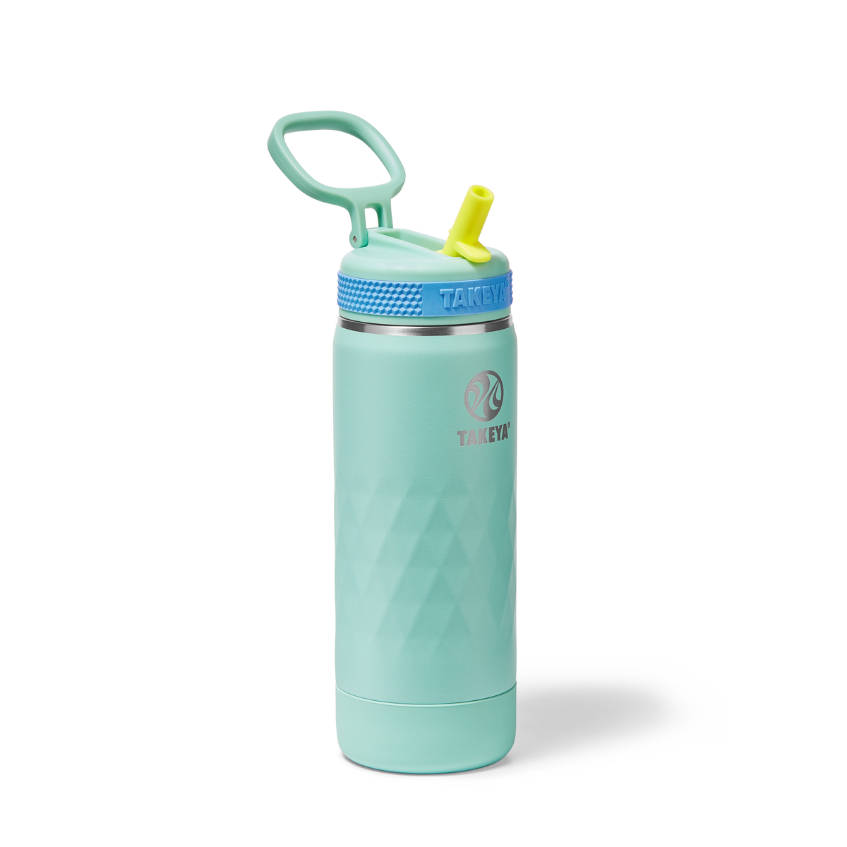 Kids Sport Water Bottle With Straw Lid U5 — 18oz / Brilliant Turquoise