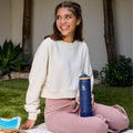 Actives Water Bottle With Straw Lid B8