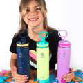 Actives Water Bottle With Straw Lid B8