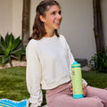 Actives Water Bottle With Straw Lid B8