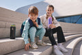 Kids Sport Water Bottle With Straw Lid U5