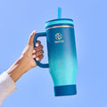 Straw Tumbler With Handle U8