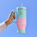Straw Tumbler With Handle U8
