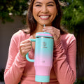 Straw Tumbler With Handle U8
