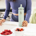 Actives Water Bottle With Straw Lid B8